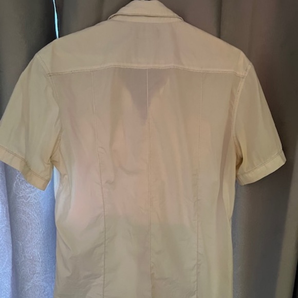 7 Diamonds white cotton short sleeve shirt - Picture 4 of 4